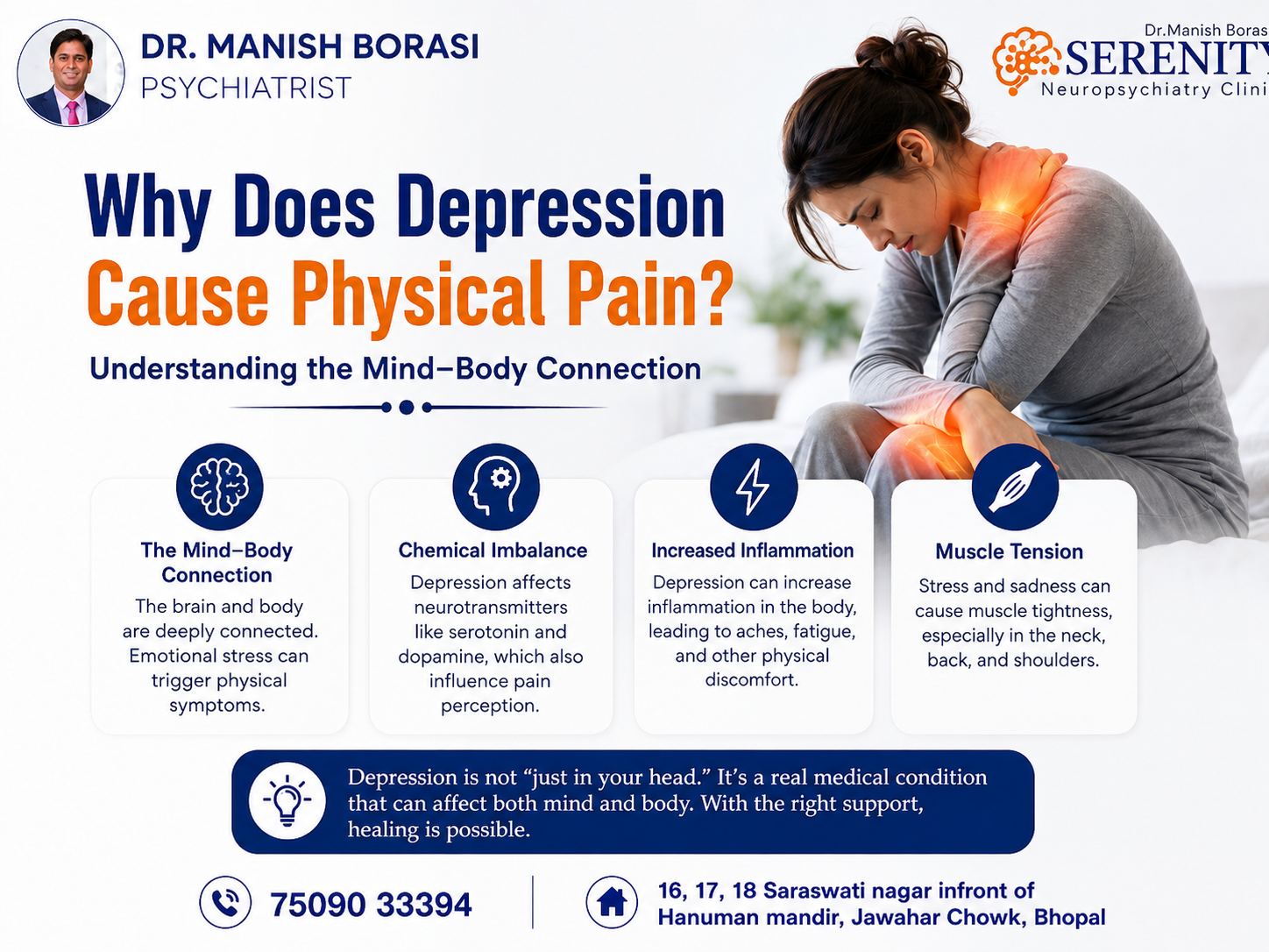 Why Does Depression Cause Physical Pain? Understanding the Mind–Body Connection